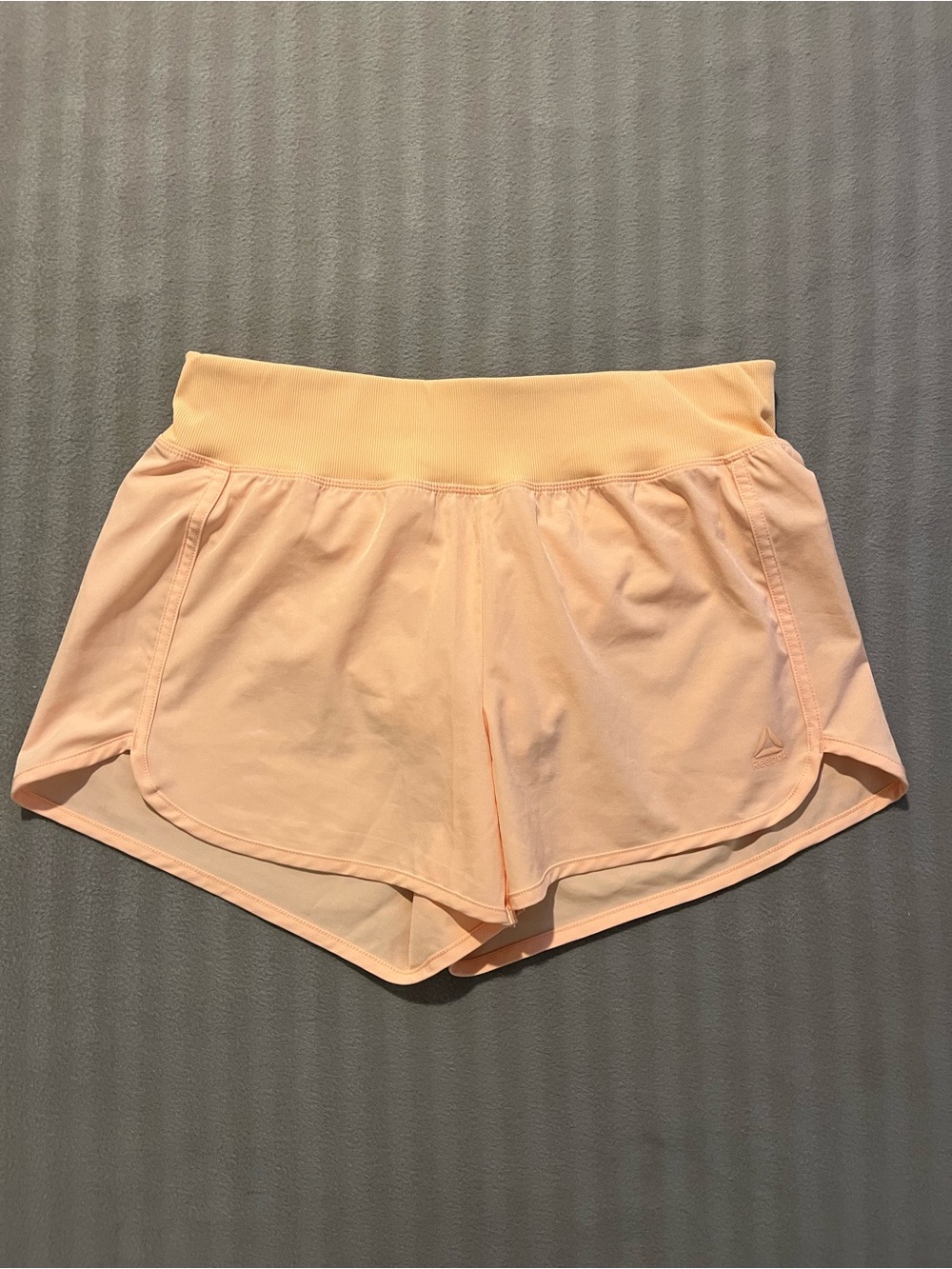 Reebok Peach Athletic Running Shorts